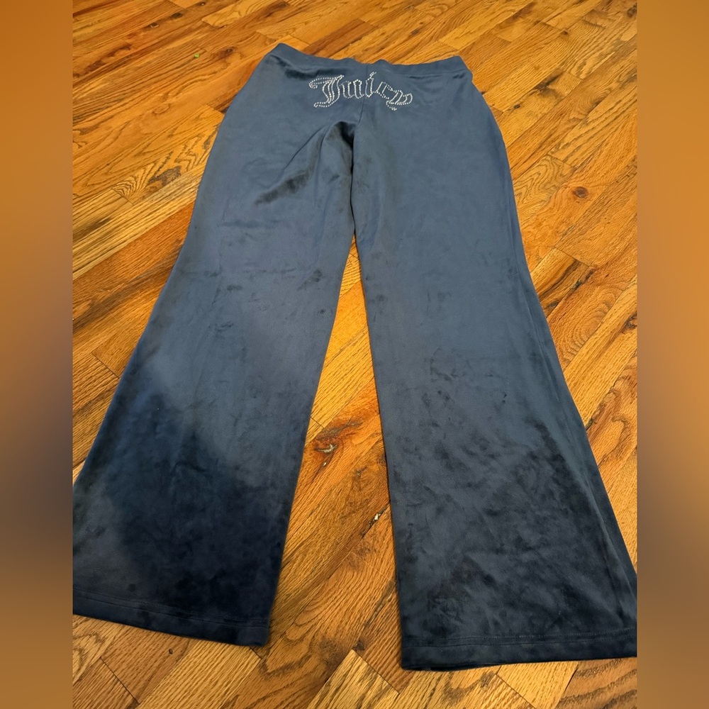 Juicy Conture Blue Velvet Pants - Picture 4 of 4